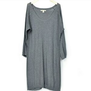 Banana Republic 3/4 gray sleeve sweater dress, S